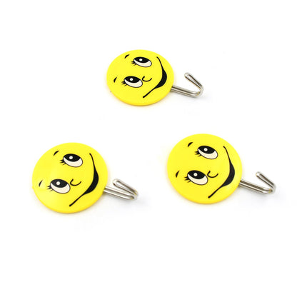 Smiley face hooks for home use