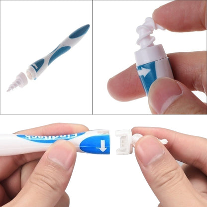 Silicone smart swab for easy earwax removal.