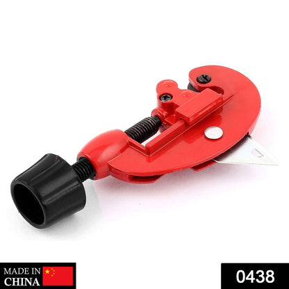 Tubing pipe cutter on white background