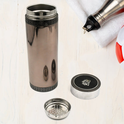 Stainless Steel Water Bottle Leak Proof, Rust Proof, Hot & Cold Drinks, Gym Sipper BPA Free Food Grade Quality, Steel fridge Bottle For office / Gym / School (450 ML)