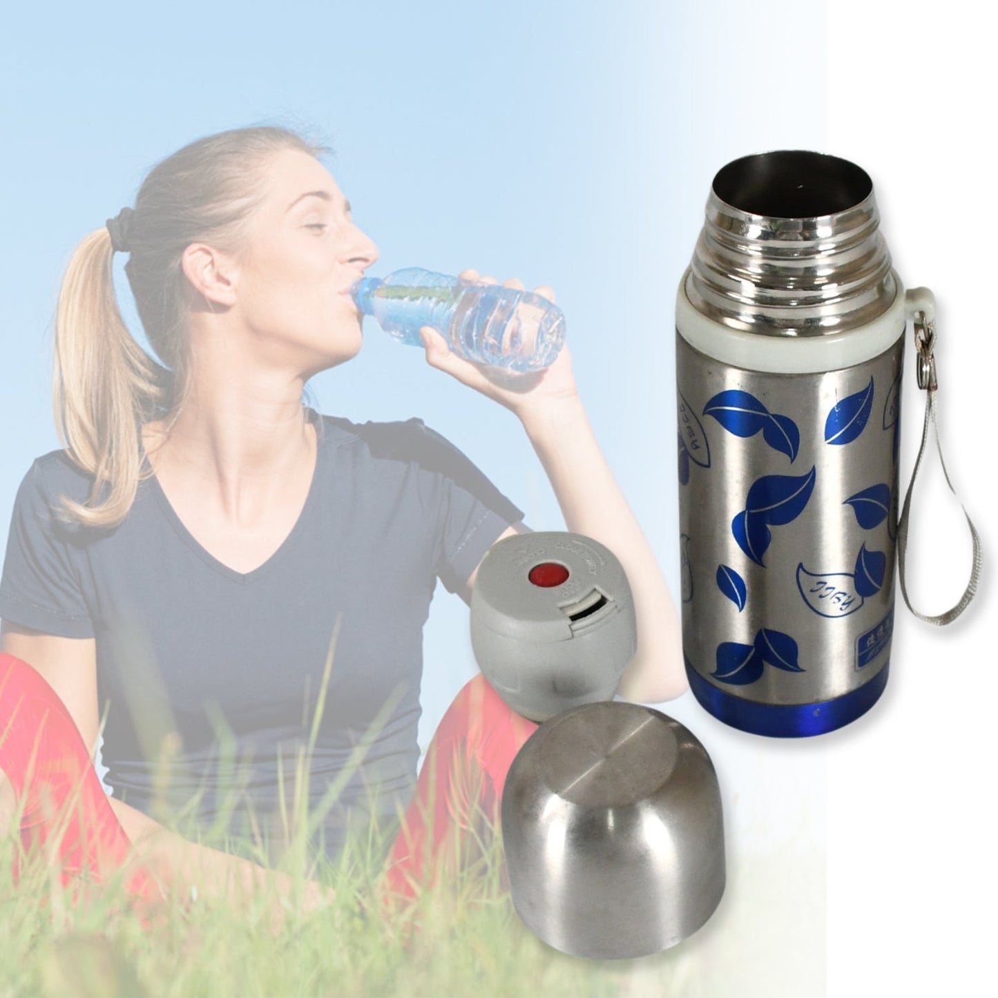 Durable insulated water bottle