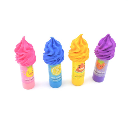 2 in1 Ice-Cream Cone Shaped Eraser Sharpener for Kids, Fancy & Stylish Colorful Erasers, Mini Eraser Creative Cute Novelty Eraser for Children Different Designs Eraser Set for Return Gift, Birthday Party, School Prize (4 Pcs Set)