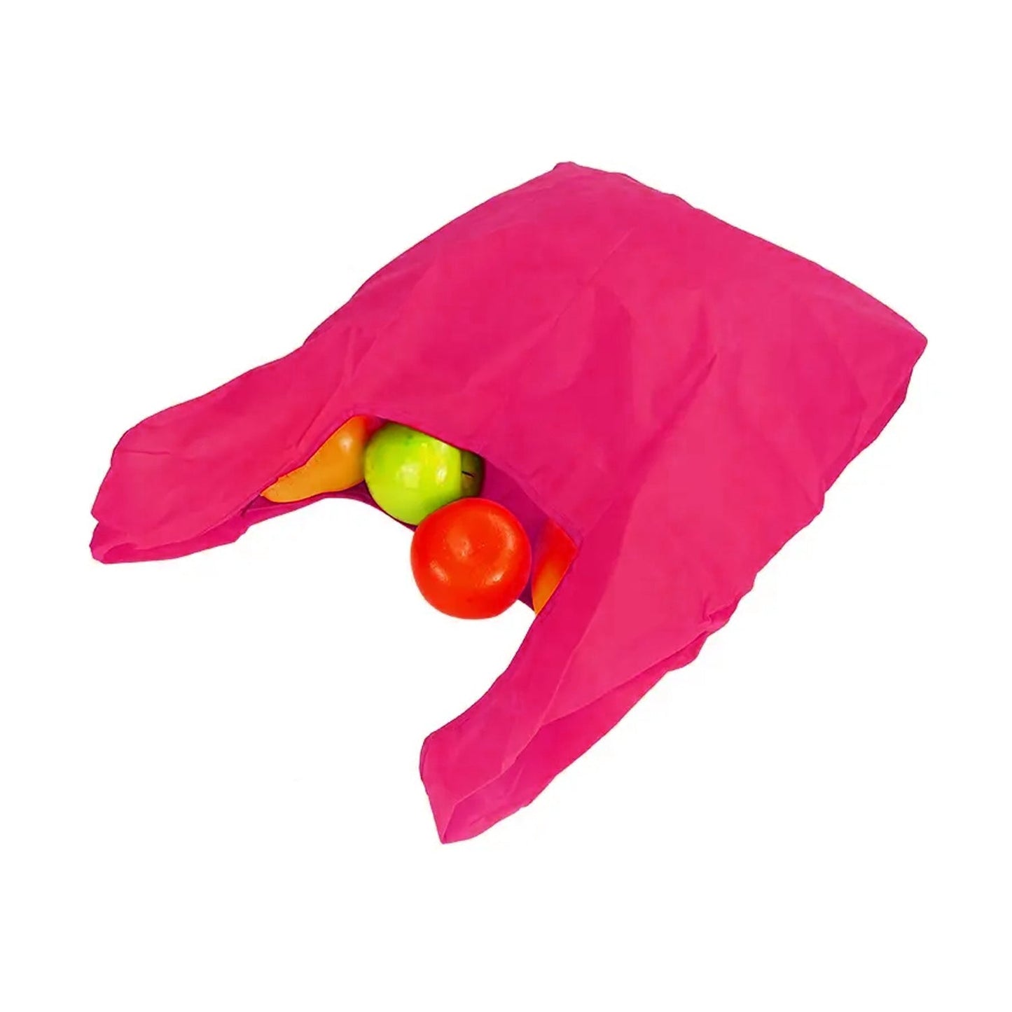 Reusable grocery bags with handles, foldable and easy to wash.