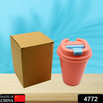 Travel-friendly plastic coffee cup, ideal for home or office, featuring an appreciation message.