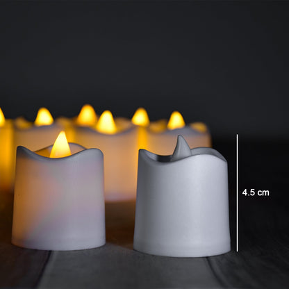 Pack of smokeless LED tealight candles.