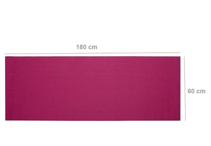 Non-slip yoga mat, 180x60 cm, eco-friendly for gym and fitness use.