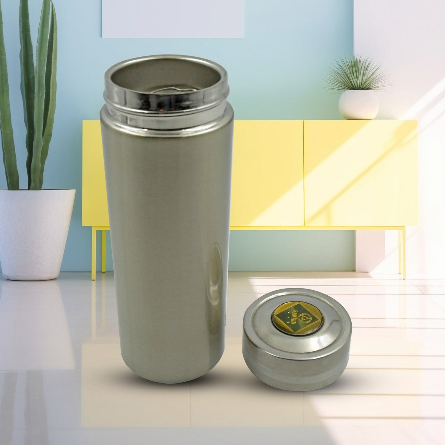 Vacuum Insulated Stainless Steel Flask (1 Pc) - Leak Proof, BPA Free, Hot & Cold