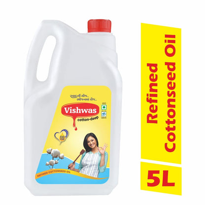 Pure and refined cottonseed oil for culinary use.