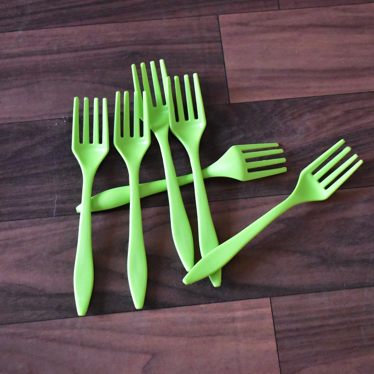 Kitchen fork set plastic 6 pieces.