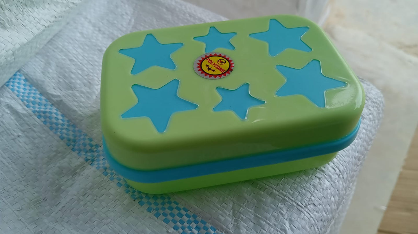 Decorative star-shaped soap case for bathroom, self-design style.