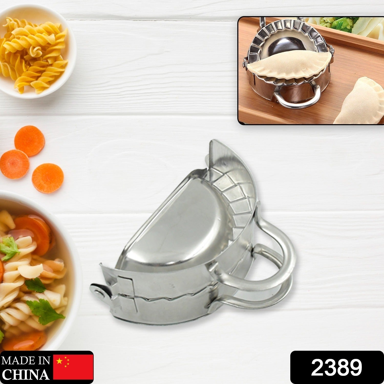 Stainless steel dumpling maker for perfect dumplings