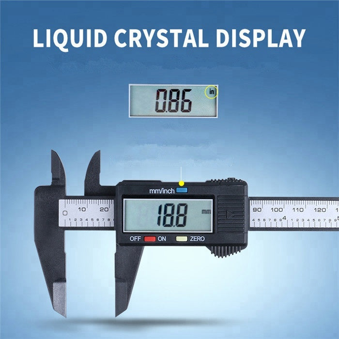 LCD display caliper for precise measurement